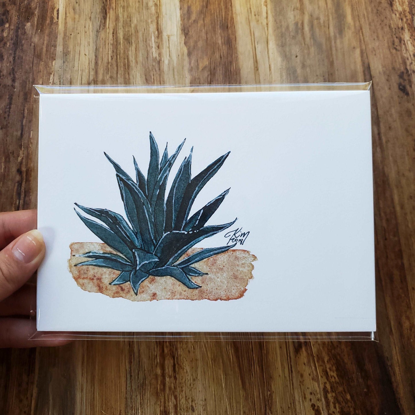 AZ Series Blue Agave Print