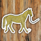 Akhal-Teke Golden Horse Vinyl Sticker