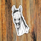 Yawn Horse Vinyl Sticker