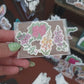 Mini AZ Series Flowers Stickers