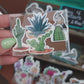 Mini AZ Series Cacti Stickers