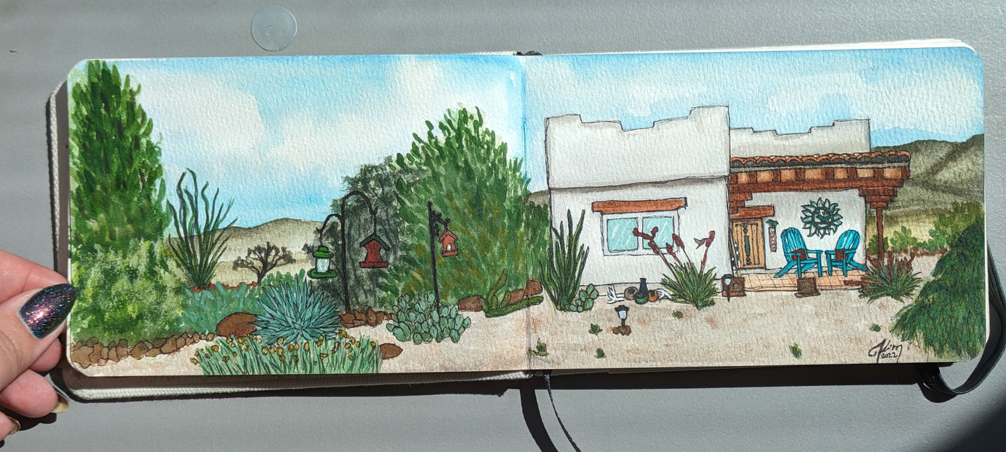 Cottonwood Casita 12"×4.5" AZ Series Print