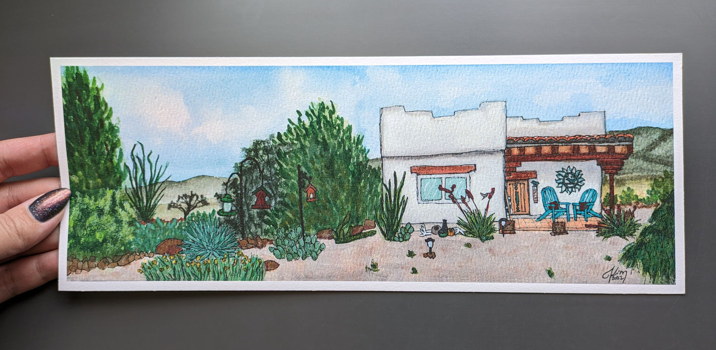 Cottonwood Casita 12"×4.5" AZ Series Print