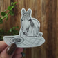 Snacking Horse Vinyl Sticker