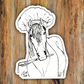 Chef Horse Vinyl Sticker