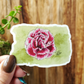 Mini Pink Carnation Nature Vinyl Sticker