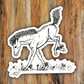 Sprout Foal Horse Vinyl Sticker