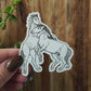 Playful Yearlings Horse Vinyl Sticker
