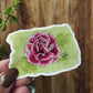 Mini Pink Carnation Nature Vinyl Sticker