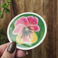 Easter Pansy Nature Vinyl Sticker
